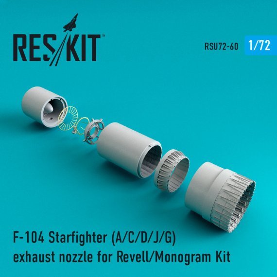 1/72 F-104 Starfighter A/C/D/J/G exhaust nozzle
