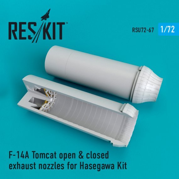 1/72 Grumman F-14A Tomcat open & closed exhaust nozzles