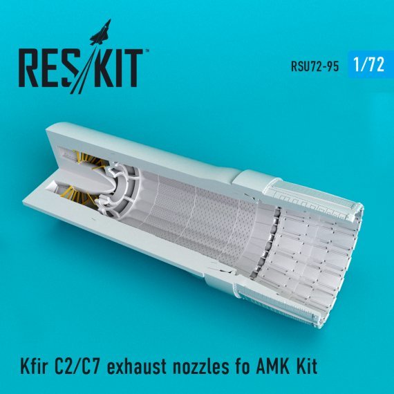 1/72 Iai C-2/C-7 Kfir exhaust nozzles