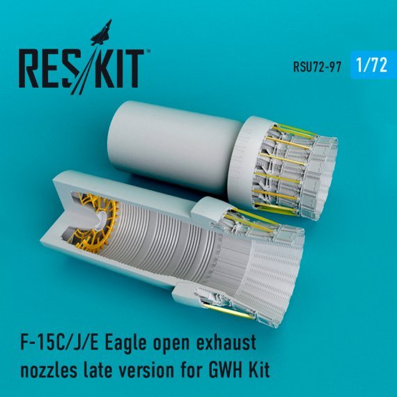 1/72 McDonnell F-15 Eagle open exhaust nozzles late