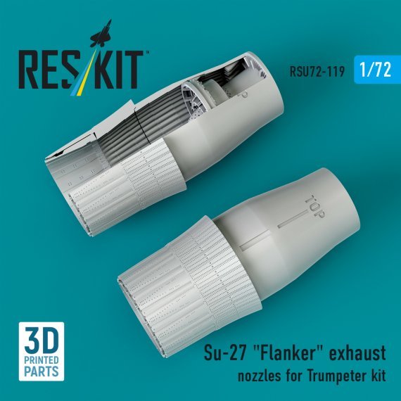 ResKit RSU720119 Su-27 Flanker D�sen 1/72