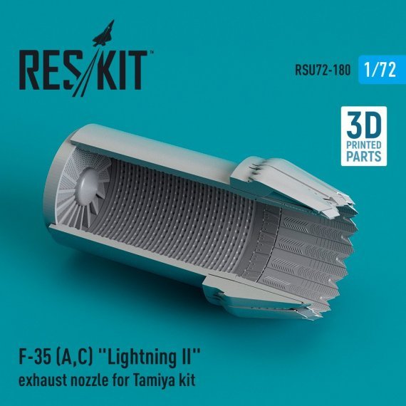 1/72 F-35 A,C Lightning II exhaust nozzle for Tamiya