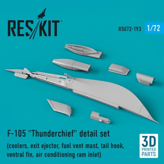 1/72 Republic F-105D/F-105G Thunderchief detail set