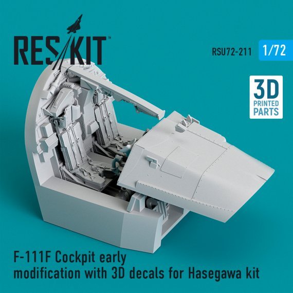 1/72 General-Dynamics F-111F Cockpit early for Hasegawa