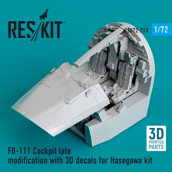 1/72 General-Dynamics FB-111 Cockpit late for Hasegawa