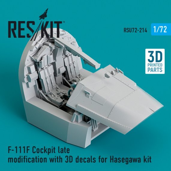 1/72 General-Dynamics F-111F Cockpit late for Hasegawa