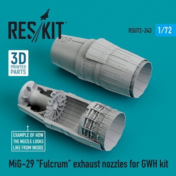 1/72 MiG-29 Fulcrum exhaust nozzles