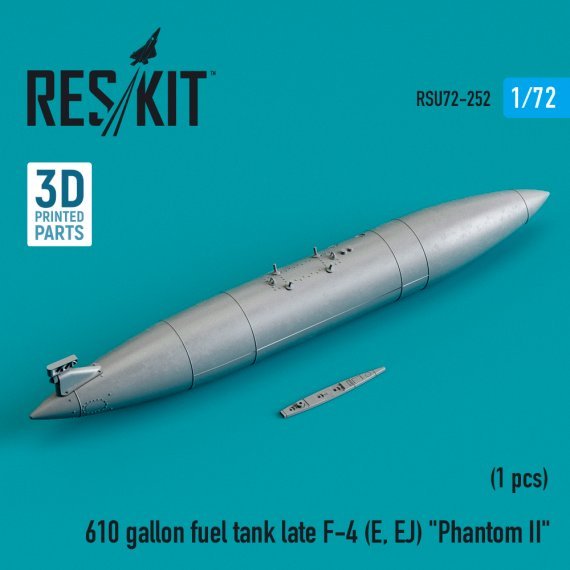 1/72 610 gallon fuel tank late McDonnell F-4E/F-4EJ Phantom
