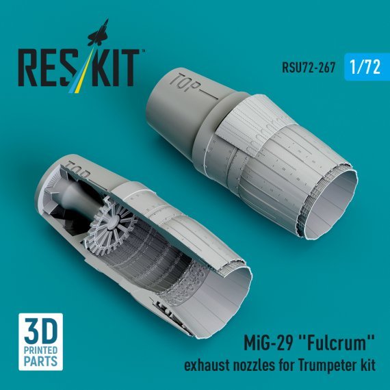 1/72 MiG-29 Fulcrum exhaust nozzles for Trumpeter