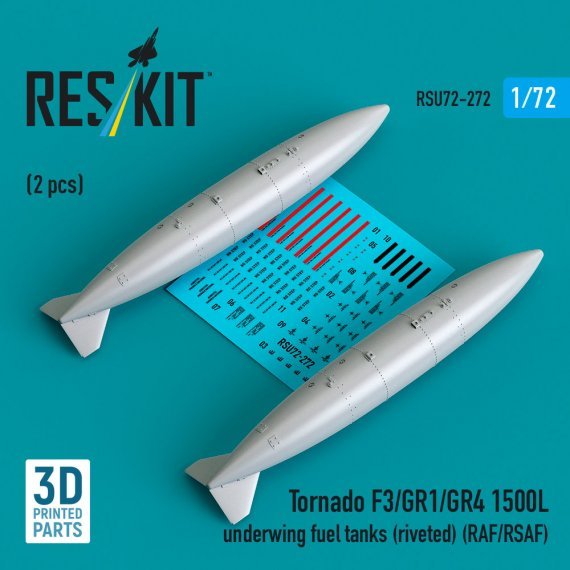 1/72 Tornado F3/GR1/GR4 1500L underwing fuel tanks
