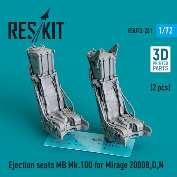 1/72 Ejection seats MB Mk.10Q Mirage 2000B/D/N