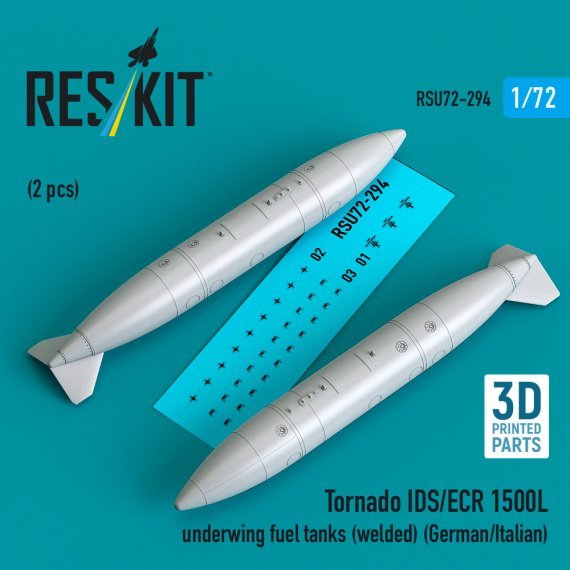 1/72 Tornado IDS/ECR 1500L underwing fuel tanks
