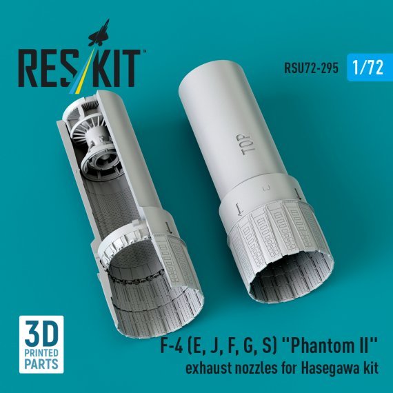 1/72 F-4 E, J, F, G, S Phantom II exhaust nozzles