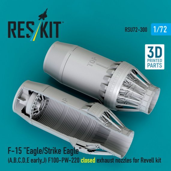 1/72 F-15 closed exhaust nozzles for Revell