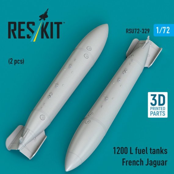 Reskit 1200L Kraftstofftanks Franz�sischer Jaguar 1/72