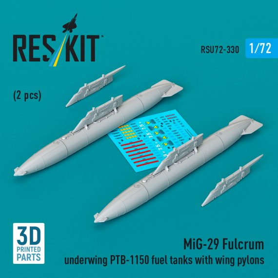 Reskit 1/72 MiG-29 Fulcrum R�servoirs PTB-1150