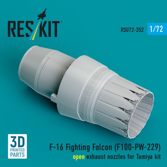 ResKit 1/72 F100-PW-229 D�se offen F-16 Tamiya