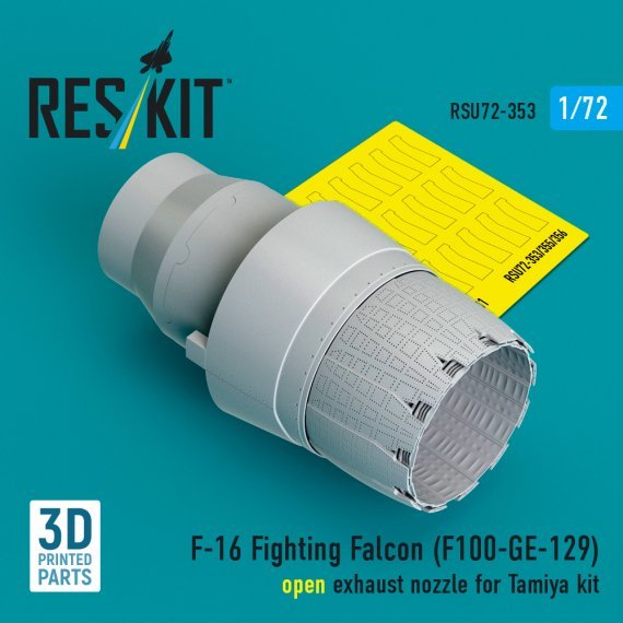ResKit 1/72 F110-GE-129 D�se offen F-16 Tamiya