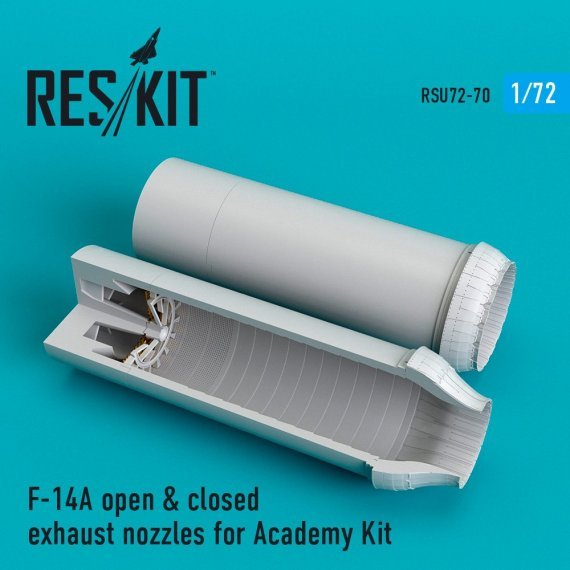 1/72 F-14A open & closed exhaust nozzles