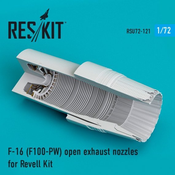 1/72 F-16 open exhaust nozzles