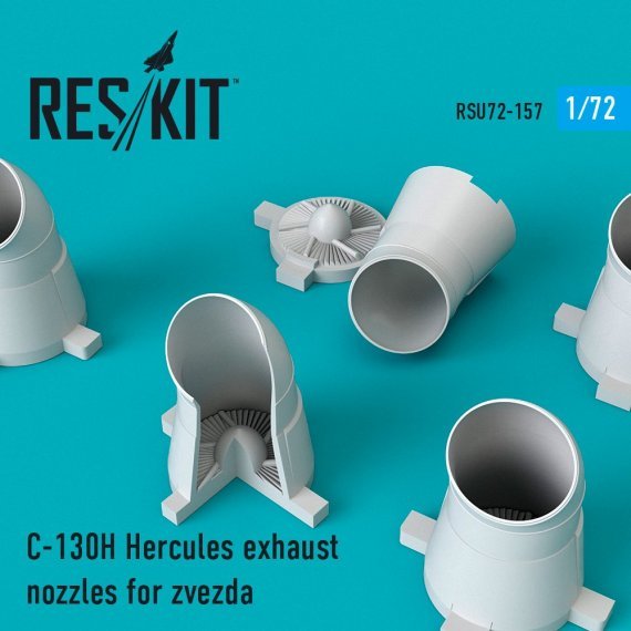 1/72 C-130H Hercules exhaust nozzles