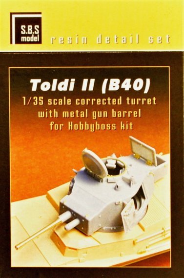 1/35 Toldi II corrected turret & metal gun barrel