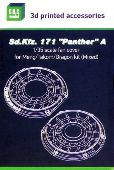 1/35 Sd.Kfz. 171 Panther A fan cover mixed