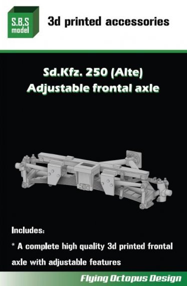 1/35 Sd.Kfz.250 Alte Adjustable frontal axle