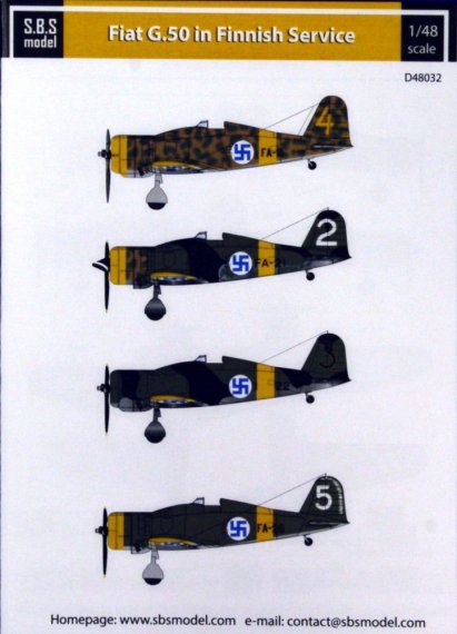 1/48 Decal Fiat G.50