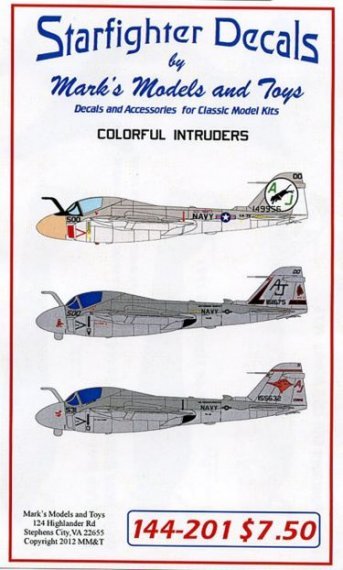 1/144 Colorful Grumman A-6E Intruders