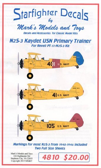 1/48 N2S Kaydets Two sheets