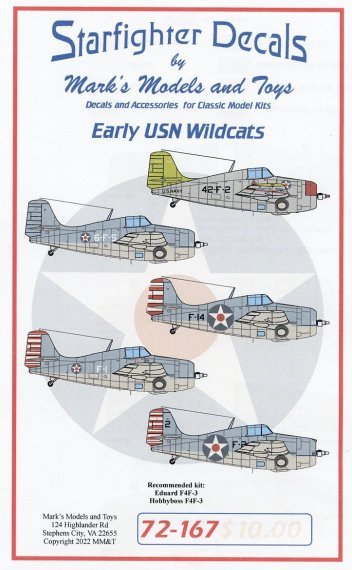 1/72 Early Wildcats Set