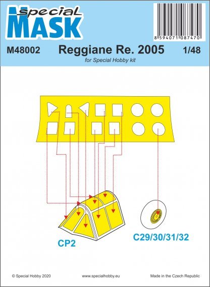 1/48 Mask for Reggiane Re.2005