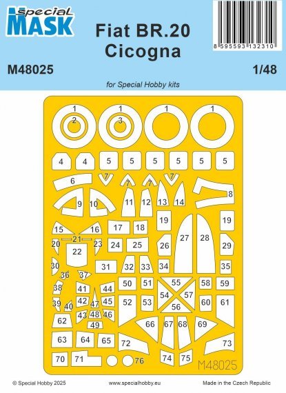 1/48 Fiat BR.20 Cicogna MASK