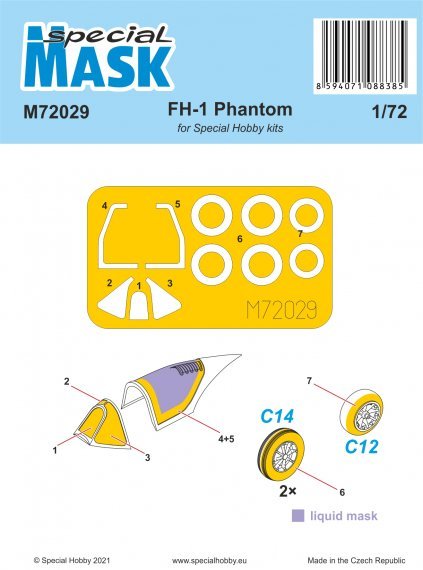 1/72 Mask for FH-1 Phantom
