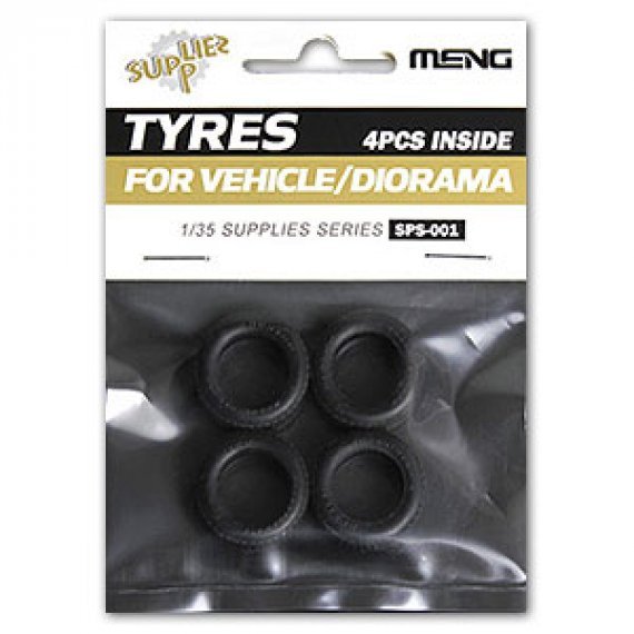 1/35 Tyres for Vehicle/Diorama(4pcs)