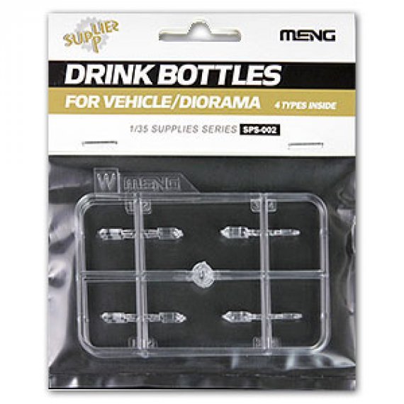 1/35 Drink Bottles for Vehicle/Diorama(4types)