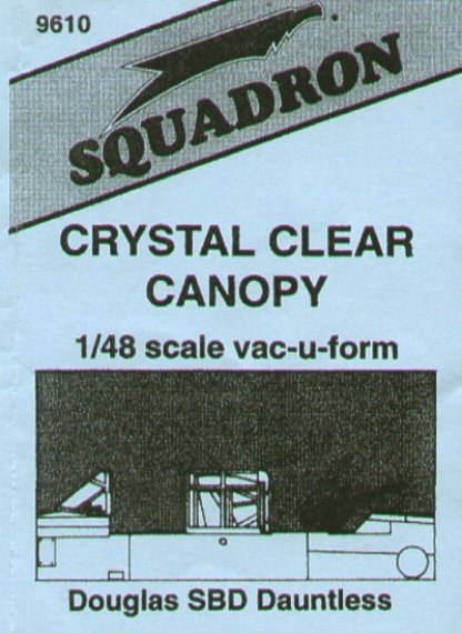 Squadron Canopies 1/48 Douglas SBD Dauntless