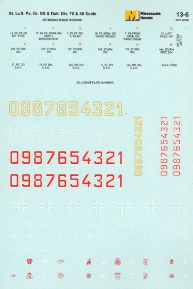 1/48 Strum Luffield PZ, GR, SS & Afrika Korps DAK Divisions