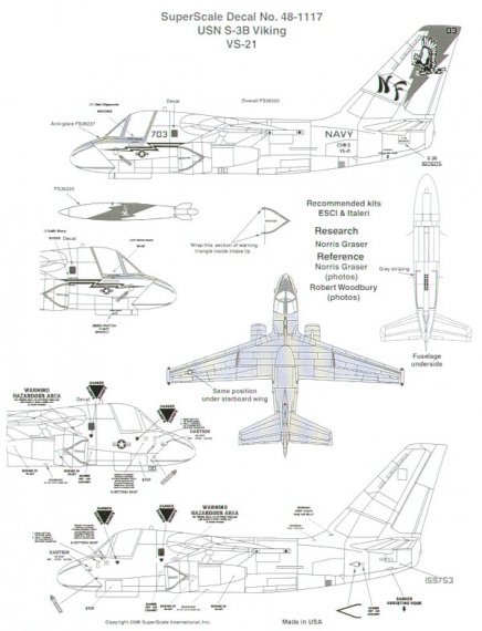 1/48 Lockheed S-3B Viking VS-21