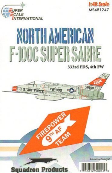 1/48 F-100C 333RD FDS North American