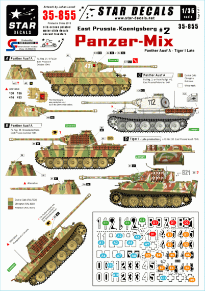 1/35 East Prussia/Koenigsberg 2. Panzer-Mix