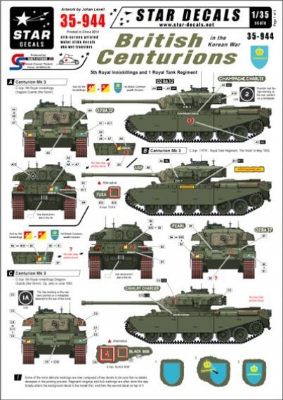 1/35 British Centurions in the Korean war.