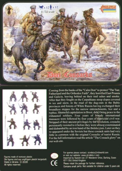 Strelets Don Cossacks WWI Figures 1/72