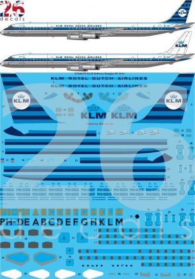 1/144 Klm Delivery Douglas DC-8-63
