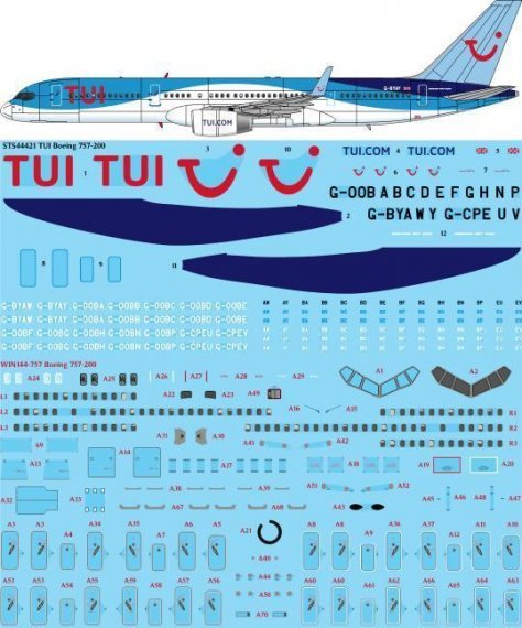 1/144 Tui Boeing 757-200 for Zvezda