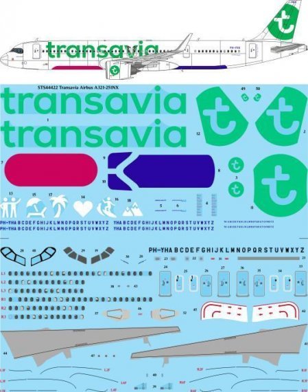 1/144 Transavia Airbus A321-251NX Neo