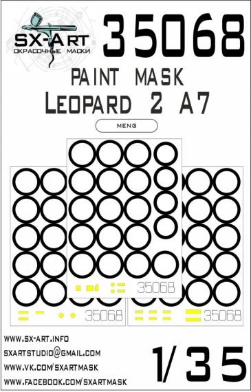 1/35 Leopard 2A7 Painting mask