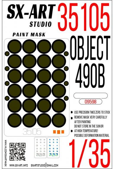 1/35 Paint mask Object 490B