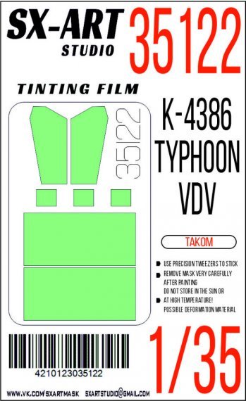 1/35 Tinting film K-4386 Typhoon-VDV